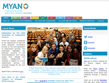 Tablet Screenshot of myan.org.au